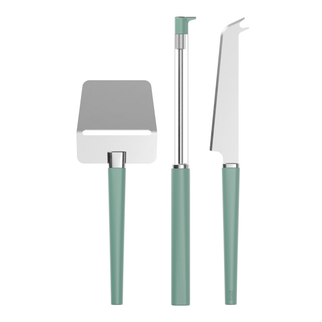 Rosti Emma Cheese Knives Set, 3-Piece - Nordic Green