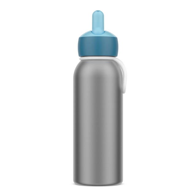 Mepal Campus Insulated Bottle with Flip Straw, 350ml - Cool Blue angle