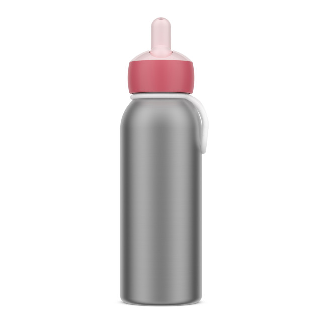Mepal Campus Insulated Bottle with Flip Straw, 350ml - Cool Pink angle