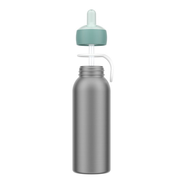 Mepal Campus Insulated Bottle with Flip Straw, 350ml - Cool Mint angle