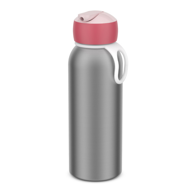 Mepal Campus Insulated Bottle with Flip Straw, 350ml - Cool Pink