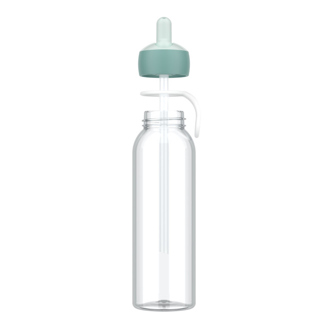 Mepal Campus Water Bottle with Flip Straw, 500ml - Cool Mint angle