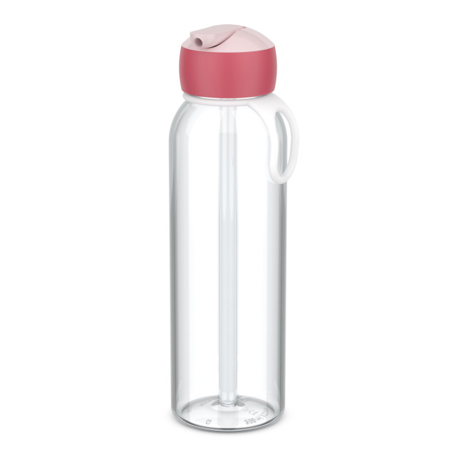 Mepal Campus Water Bottle with Flip Straw, 500ml - Cool Pink