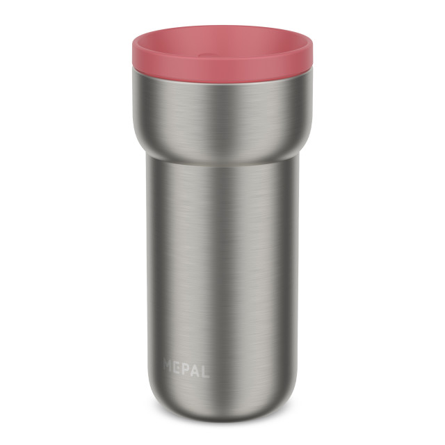 Mepal Ellipse Insulated Stainless Steel Travel Mug, 375ml - Vivid Mauve