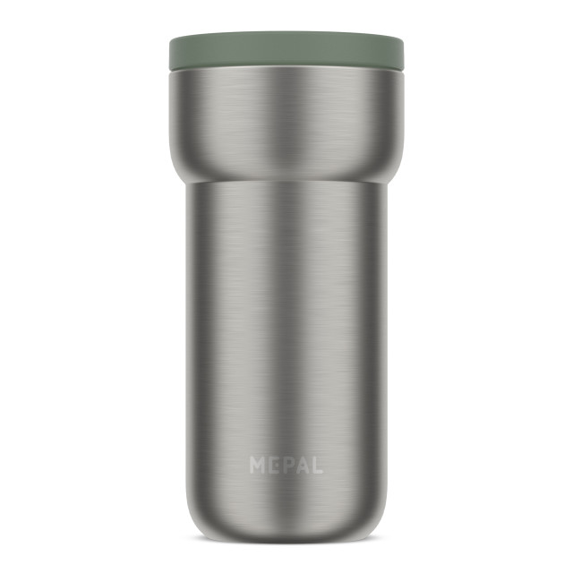 Mepal Ellipse Insulated Stainless Steel Travel Mug, 375ml - Nordic Sage angle