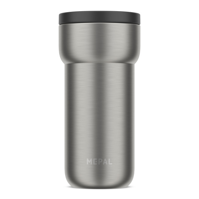 Mepal Ellipse Insulated Stainless Steel Travel Mug, 375ml - Nordic Black angle