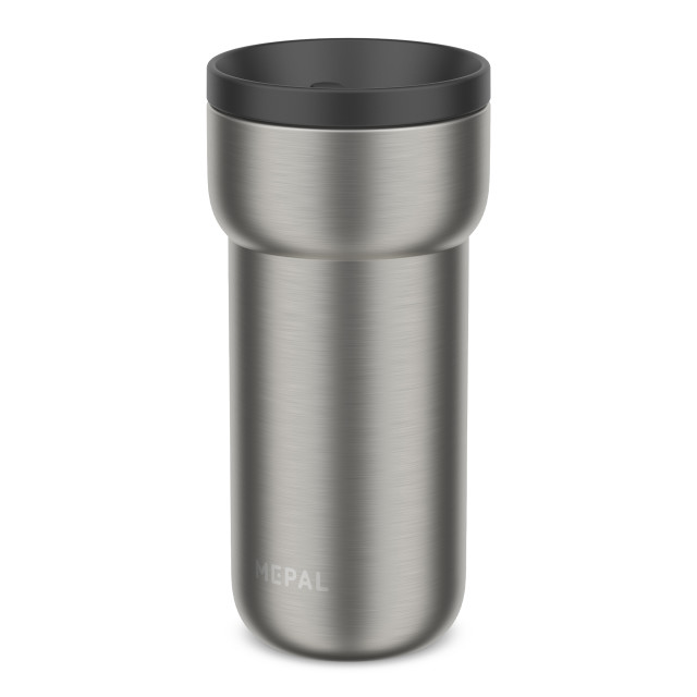 Mepal Ellipse Insulated Stainless Steel Travel Mug, 375ml - Nordic Black