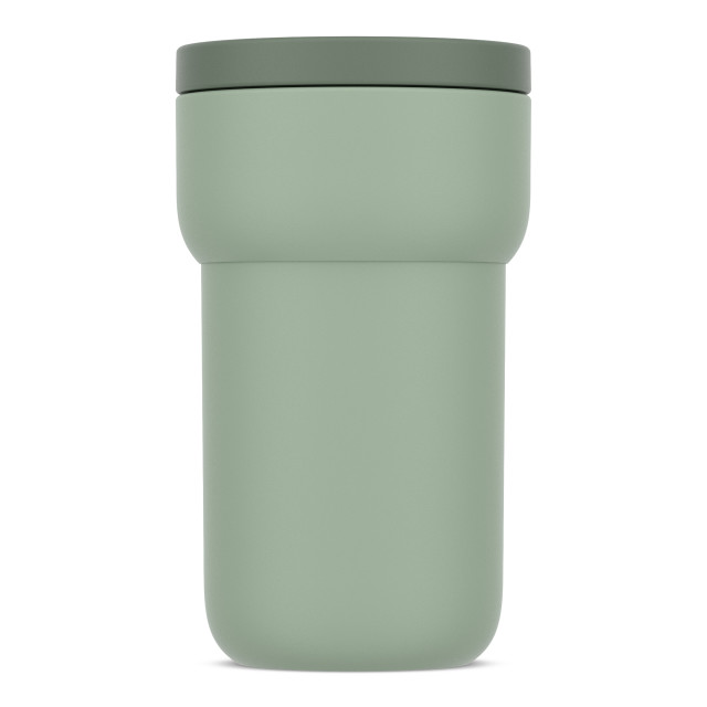 Mepal Ellipse Stainless Steel Travel Mug, 275ml - Nordic Sage angle