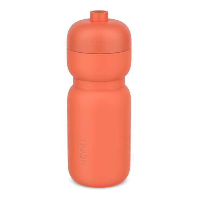 Mepal Squeeze Sports Bottle, 600ml - Peach Orange