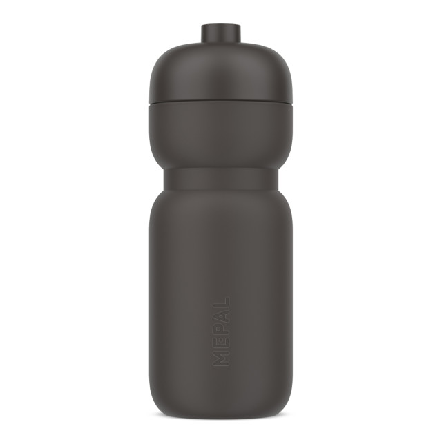 Mepal Squeeze Sports Bottle, 600ml - Graphite Black angle