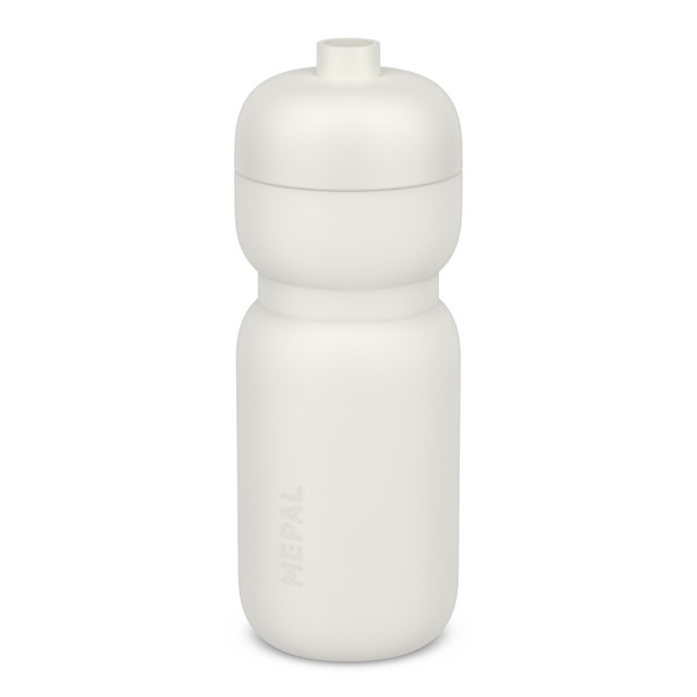 Mepal Squeeze Sports Bottle, 600ml - Ceramic White