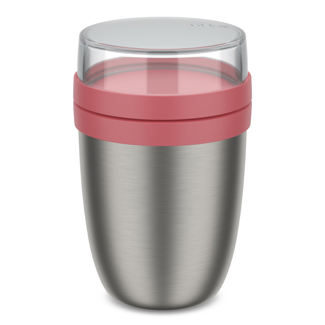 Mepal Ellipse Insulated Stainless Steel Lunch Pot - Vivid Mauve