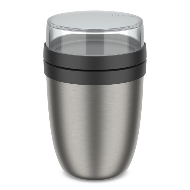 Mepal Ellipse Insulated Stainless Steel Lunch Pot - Nordic Black