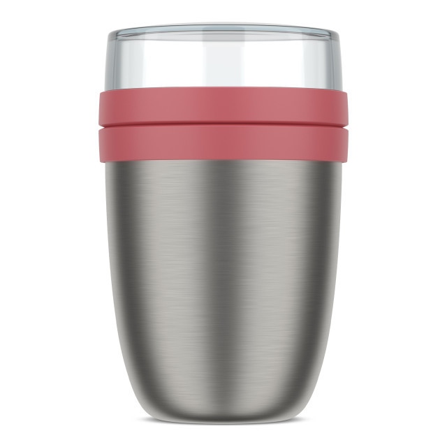 Mepal Ellipse Insulated Stainless Steel Lunch Pot - Vivid Mauve angle