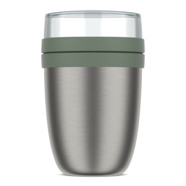 Mepal Ellipse Insulated Stainless Steel Lunch Pot - Nordic Sage angle