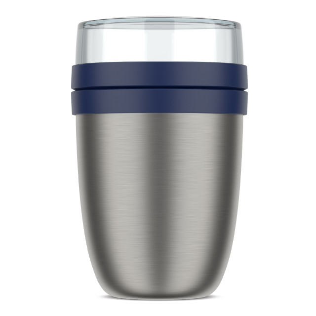 Mepal Ellipse Insulated Stainless Steel Lunch Pot - Vivid Blue angle