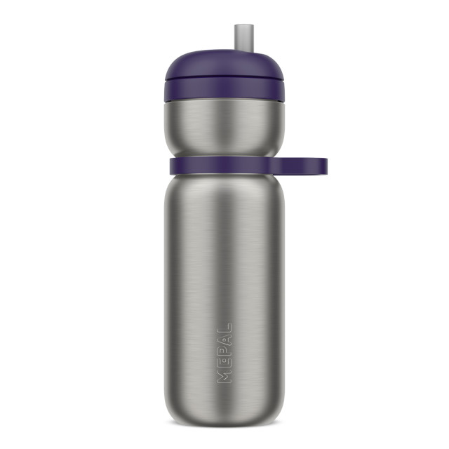 Mepal Twist Insulated Sport Drinking Bottle, 600ml - Midnight Blue angle