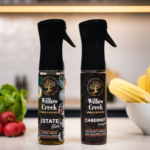 Willow Creek Cabernet & Extra Virgin Olive Oil Spray Gift Set, 2-Pack
