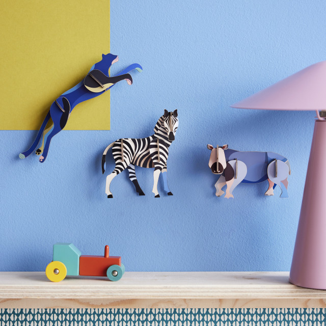 Studio ROOF Wild Animals Paper Wall Art - Zebra