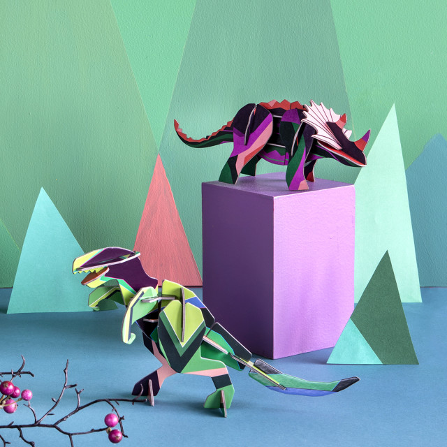 Studio ROOF Small Dinosaur Paper Figurine - T-Rex