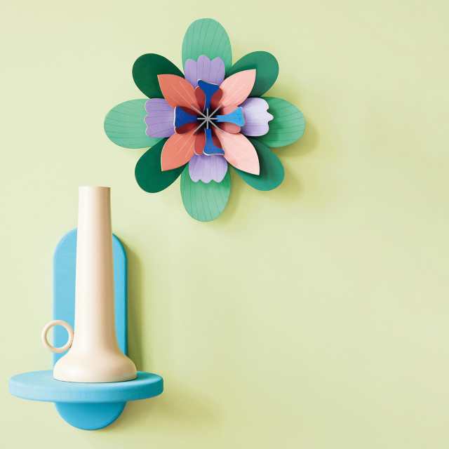 Studio ROOF Pistache Sorbet Flower Paper Wall Art