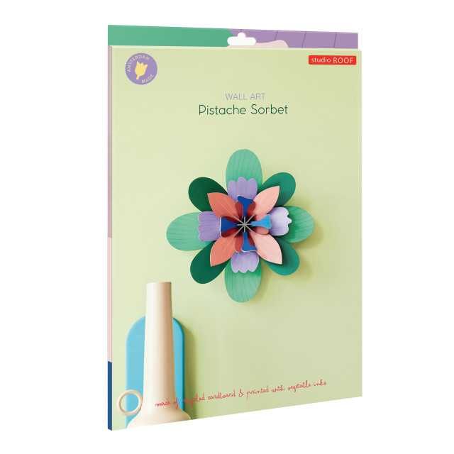Studio ROOF Pistache Sorbet Flower Paper Wall Art