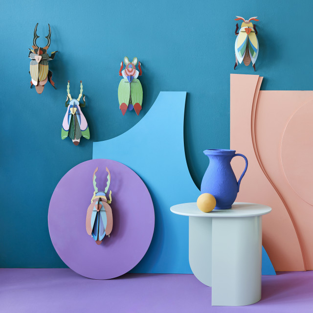 Studio ROOF Big Insects Sakura Beetle Paper Wall Art