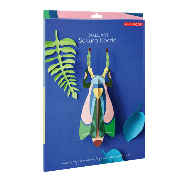 Studio ROOF Big Insects Sakura Beetle Paper Wall Art
