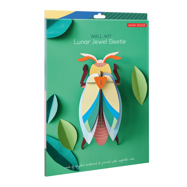 Studio ROOF Big Insects Lunar Jewel Beetle Paper Wall Art