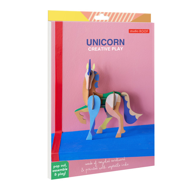 Studio ROOF Small Unicorn Paper Figurine