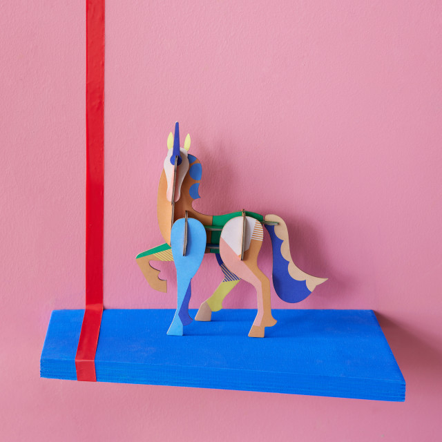 Studio ROOF Small Unicorn Paper Figurine