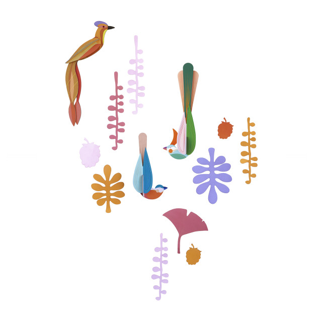 Studio ROOF Small Wall of Curiosities Paradise Nest Paper Wall Decoration Set