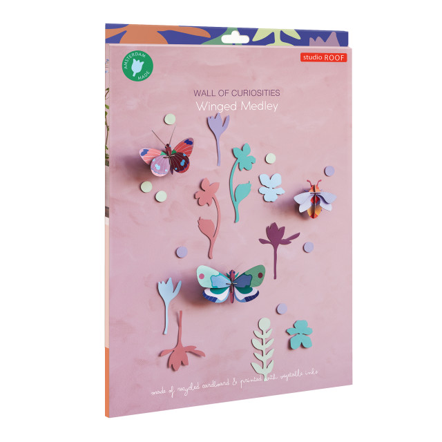 Studio ROOF Small Wall of Curiosities Winged Medley Paper Wall Decoration