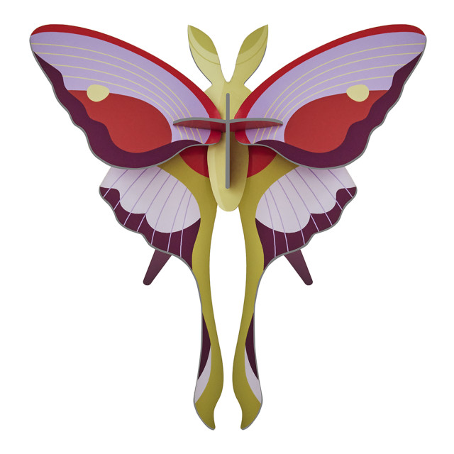 Studio ROOF Small Insects Lilac Comet Butterfly Paper Wall Art