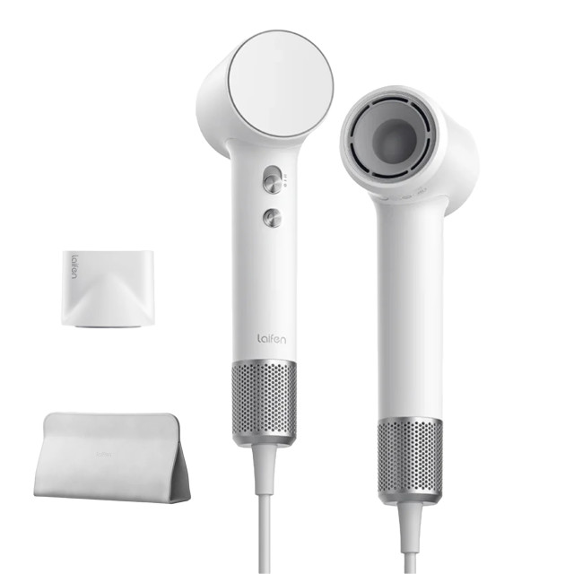 Laifen Mini Hair Dryer, 1100W - Arctic White