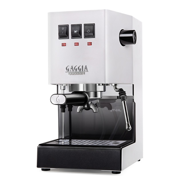 Gaggia E24 Classic Manual Espresso Coffee Machine - White