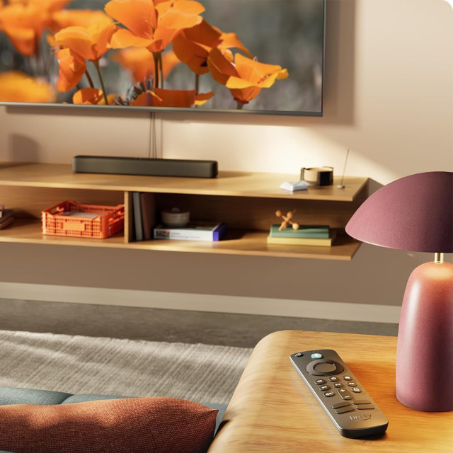 Amazon Fire TV Stick HD on a side table