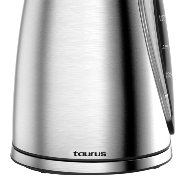 Taurus Elixir Cordless Brushed Stainless Steel Kettle, 1.7L detail