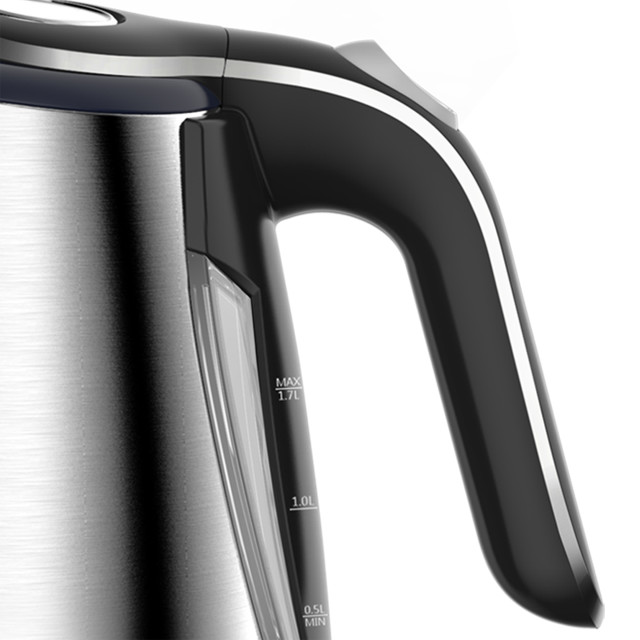 Taurus Elixir Cordless Brushed Stainless Steel Kettle, 1.7L detail