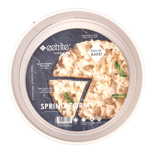 Eetrite Ceramic-Coated Springform Pan, 23cm