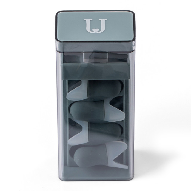 Jordan & Judy Airplane Ear Plugs - Grey angle