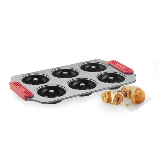 Lekue Non-Stick Doughnut Mould, 6-Cup