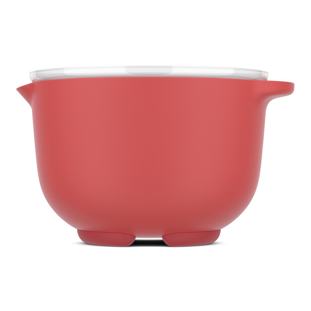 Mepal Chef It Mixing Bowl with Lid, 1.5L - Coral
