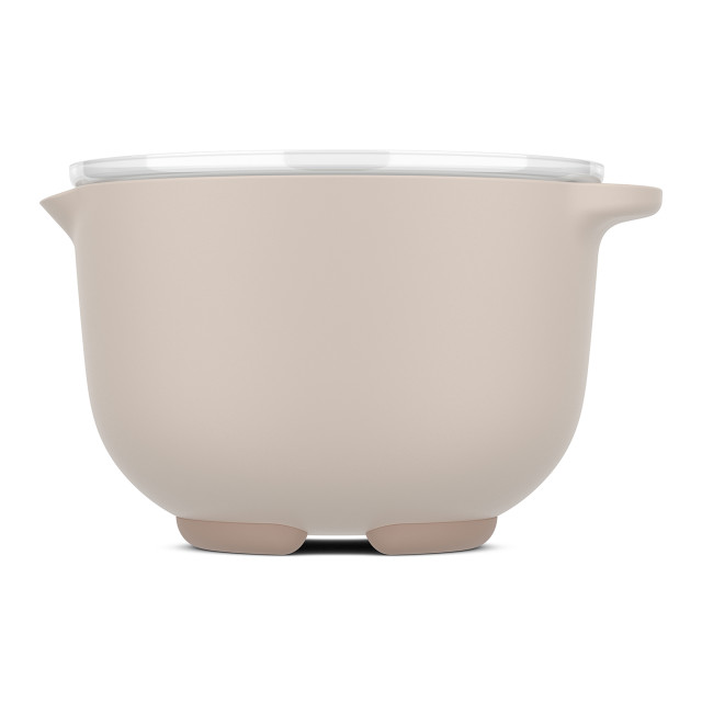 Mepal Chef It Mixing Bowl with Lid, 1.5L - Chalk