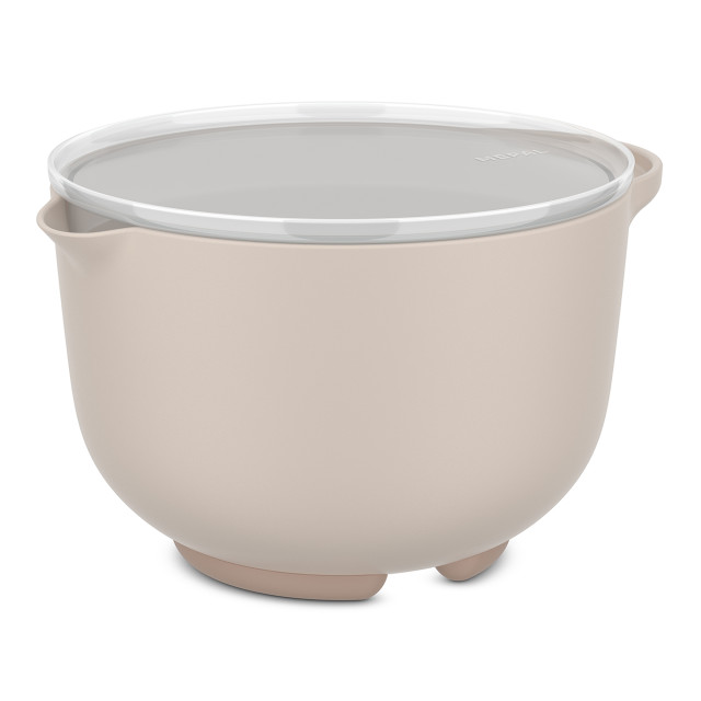 Mepal Chef It Mixing Bowl with Lid, 1.5L - Chalk