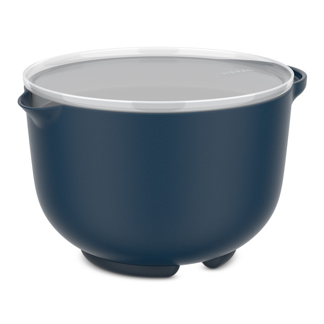 Mepal Chef It Mixing Bowl with Lid, 1.5L - Navy