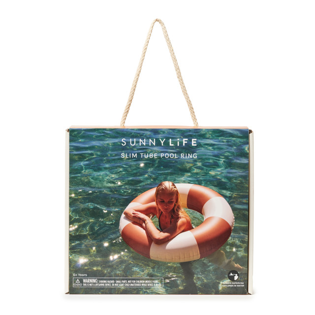Sunnylife Slim Tube Pool Ring - Tierra Clay