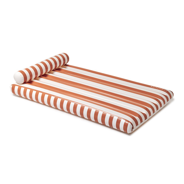 Sunnylife Luxe Lilo Float - Tierra Clay Stripe