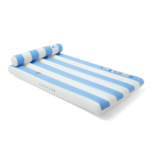 Sunnylife Luxe Lilo Float - Blue Stripe