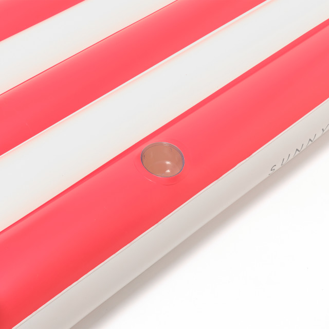 Sunnylife Luxe Lilo Float - Red Stripe detail
